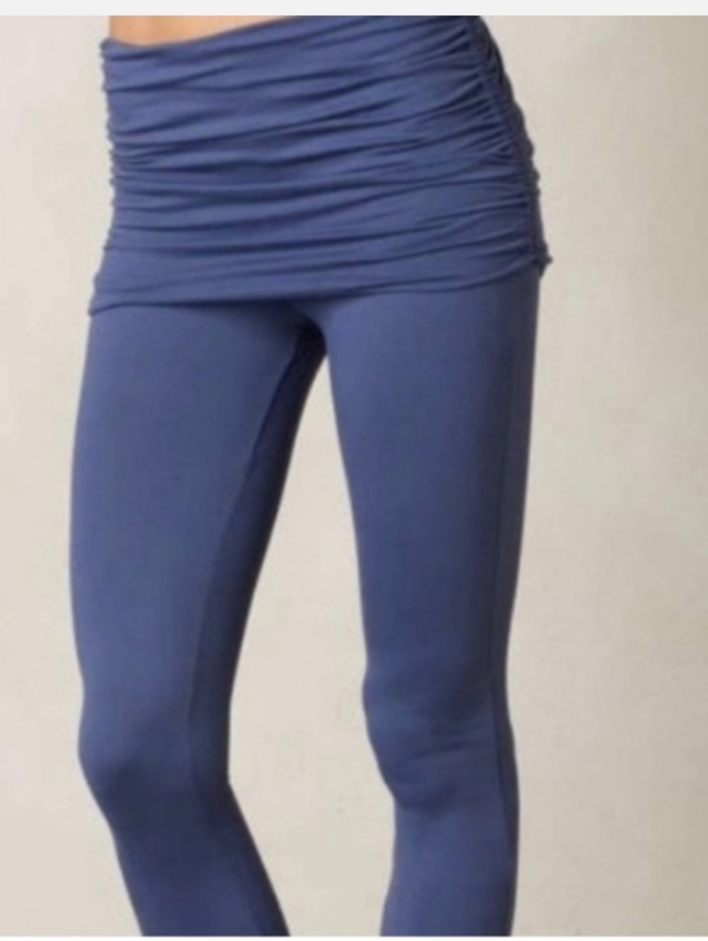 Prana Remy 2-in-1 Skirt Leggings Blue Medium Hiking Workout Yoga Athletic EUC - Picture 4 of 10